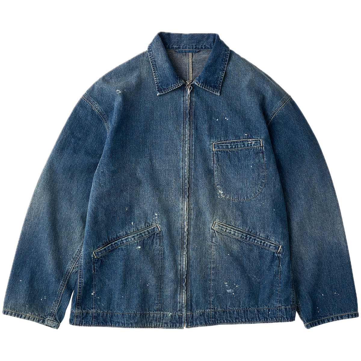 BREAKFAST DENIM ZIP UP JACKET