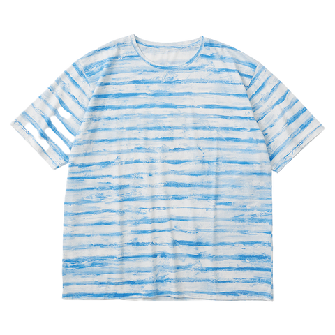 トップス Porter classic Artist Border Crewneck トップス Porter classic Artist Border Crewneck Porter