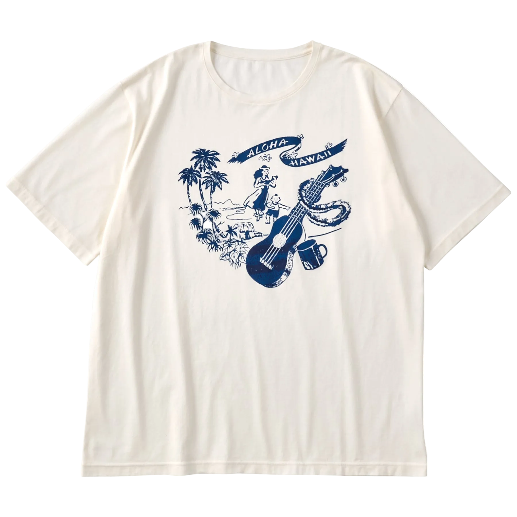 ALOHA T-SHIRT UKULELE