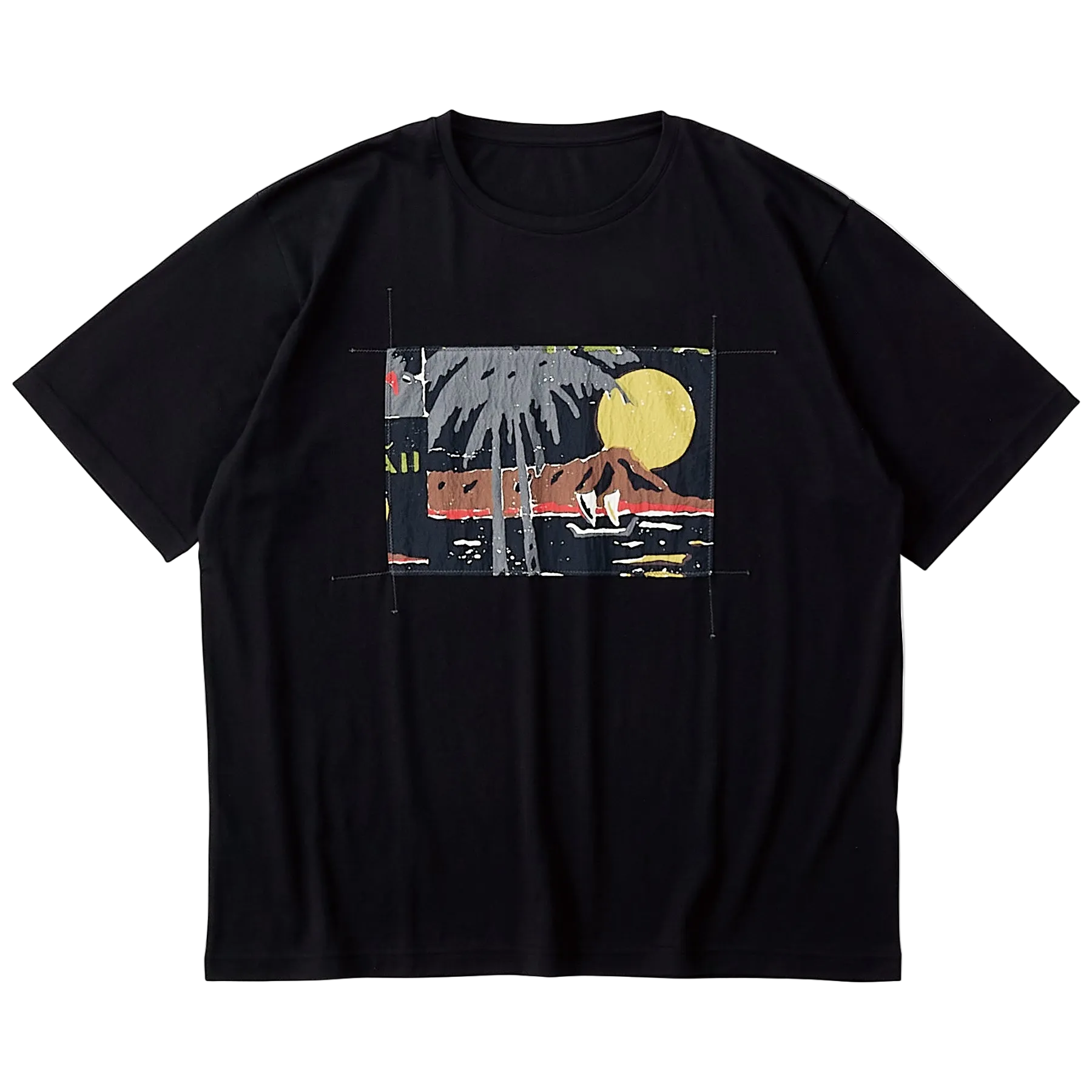 HAWAIIAN OUTDOOR PATCHWORK T-SHIRT