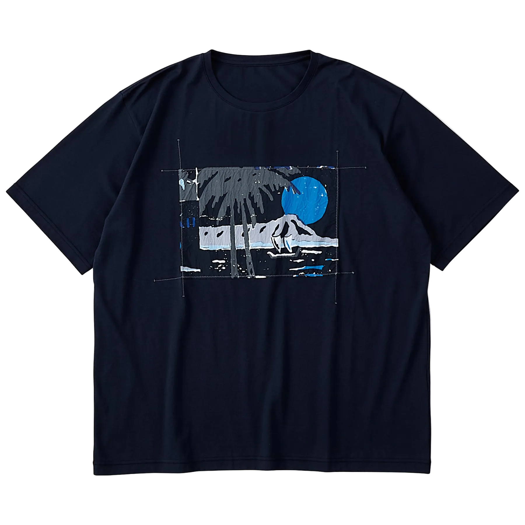 HAWAIIAN OUTDOOR PATCHWORK T-SHIRT