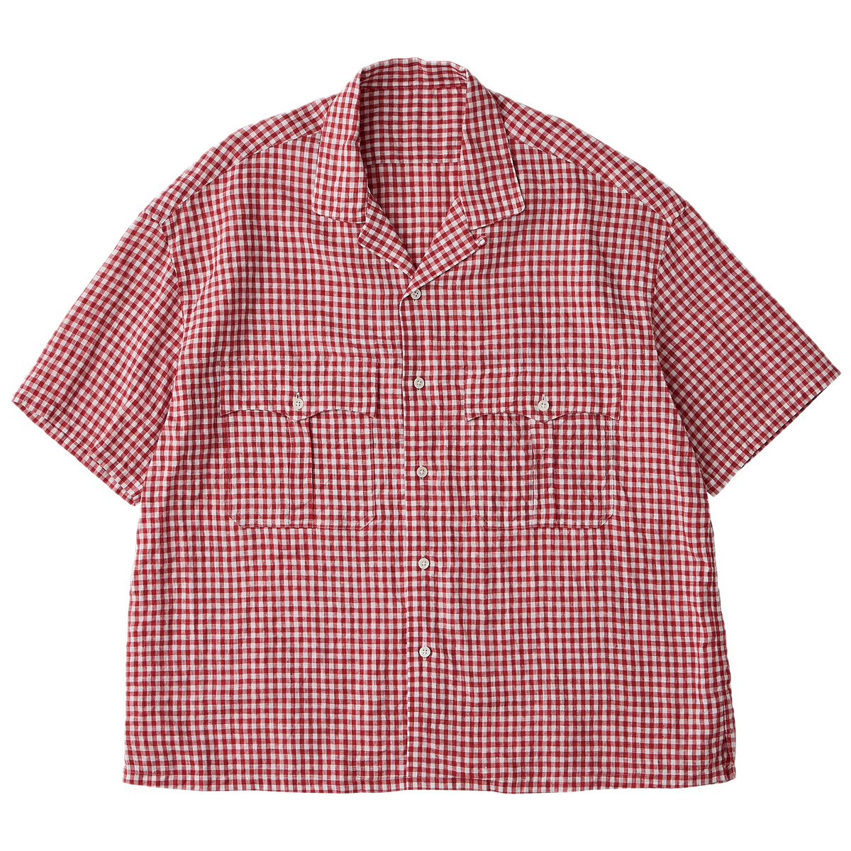 KEROUAC LINEN GINGHAM CHECK SHIRT