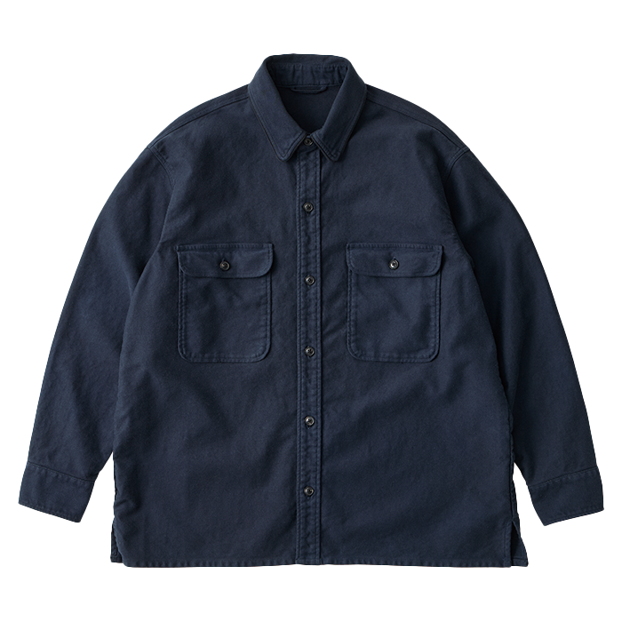 ジャケット・アウター PORTER CLASSIC DEER SKIN SHIRT DEERSKIN SHIRT JACKET W／SILVER