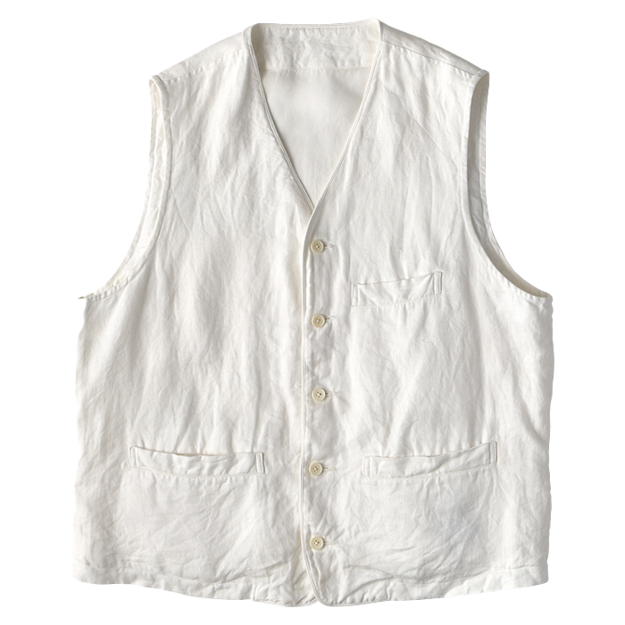 【タグあり】Porter Classic FARMER'S LINEN VEST ANTIQUE LINEN CLASSIC VEST – PORTER CLASSIC KYOTO