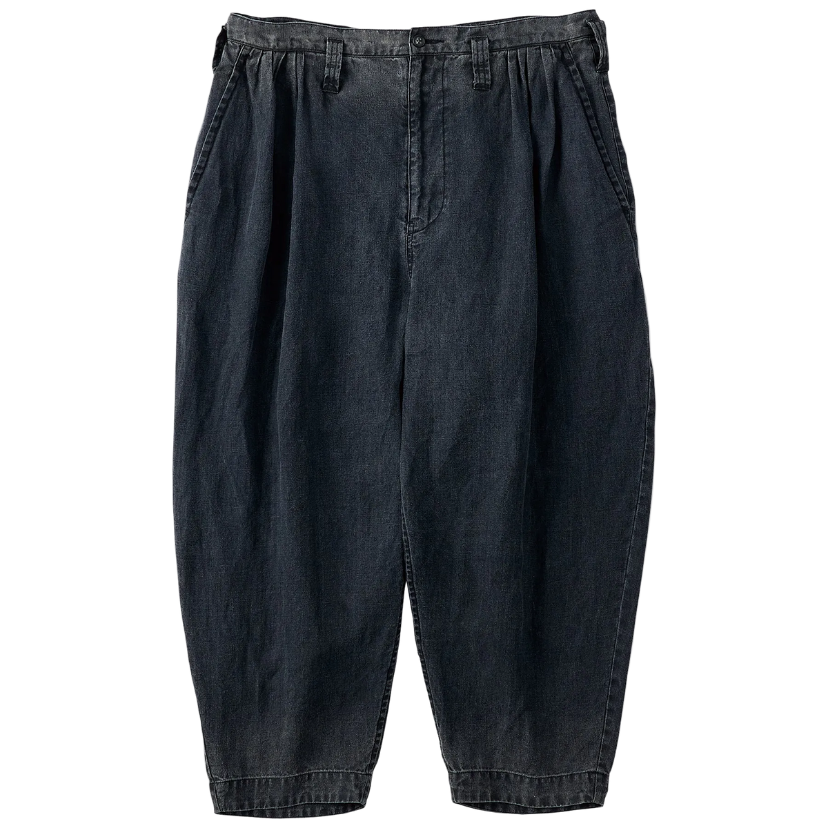 本日売り切り‼️ポータークラシック　刺し子ビバップパンツ INDIGO LINEN BEBOP PANTS（インディゴ リネン ビバップ パンツ