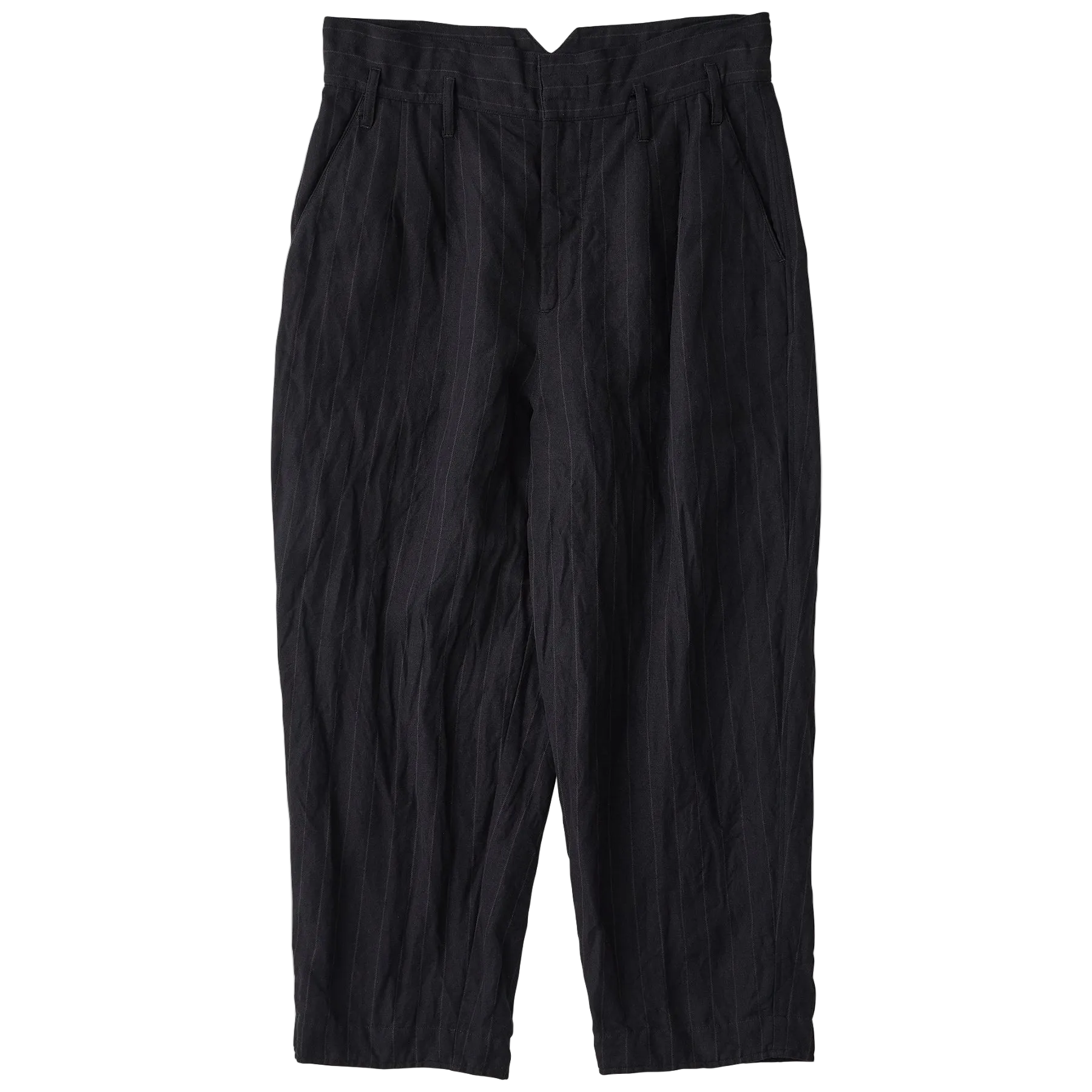 PIN STRIPE LINEN COTTON CLASSIC PANTS