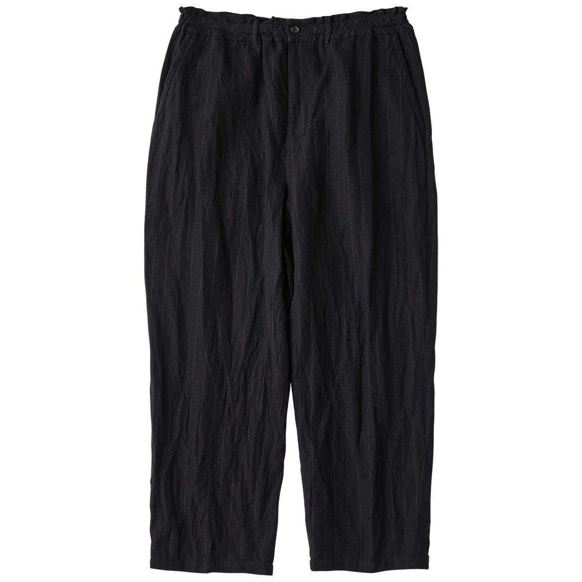 パンツ phlannel easy pants cotton linen PIN STRIPE LINEN COTTON EASY PANTS