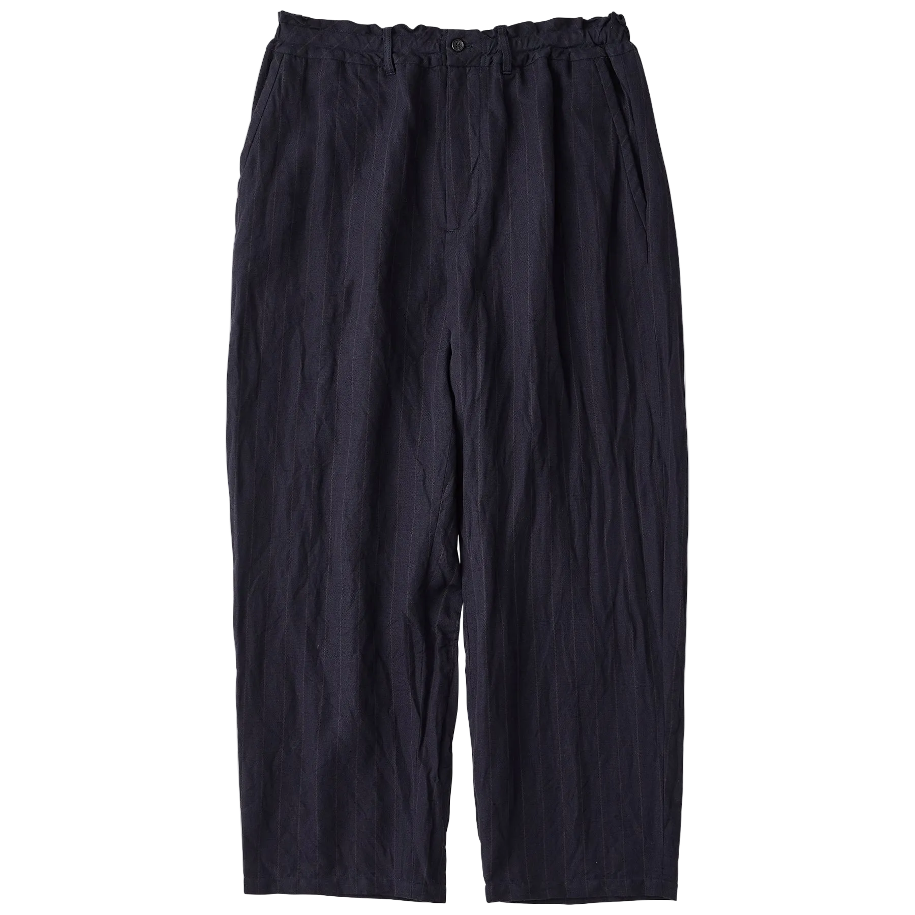 PIN STRIPE LINEN COTTON EASY PANTS