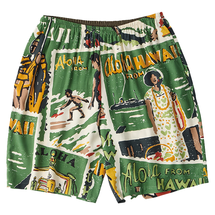 HAWAIIAN OUTDOOR ALOHA SHORTS HAWAIIAN OUTDOOR ALOHA SHORTS