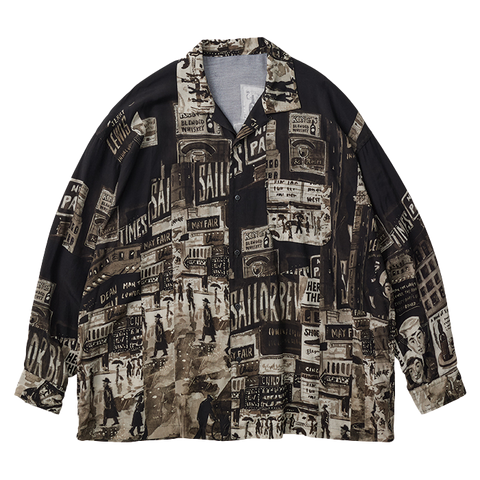 ALOHA LONG SHIRT TIMES SQUARE ALOHA LONG SHIRT TIMES SQUARE