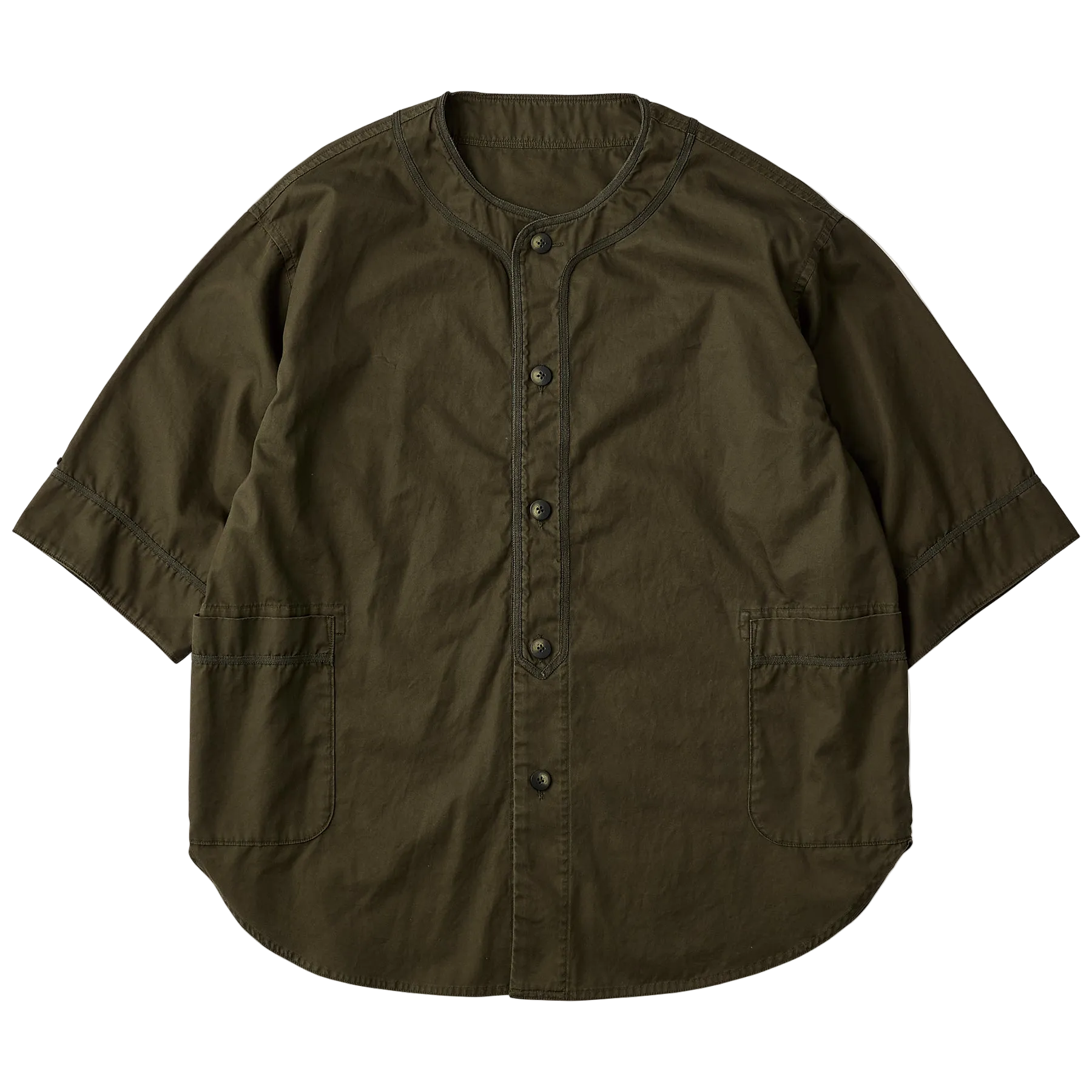 GABARDINE BASEBALL SHIRT