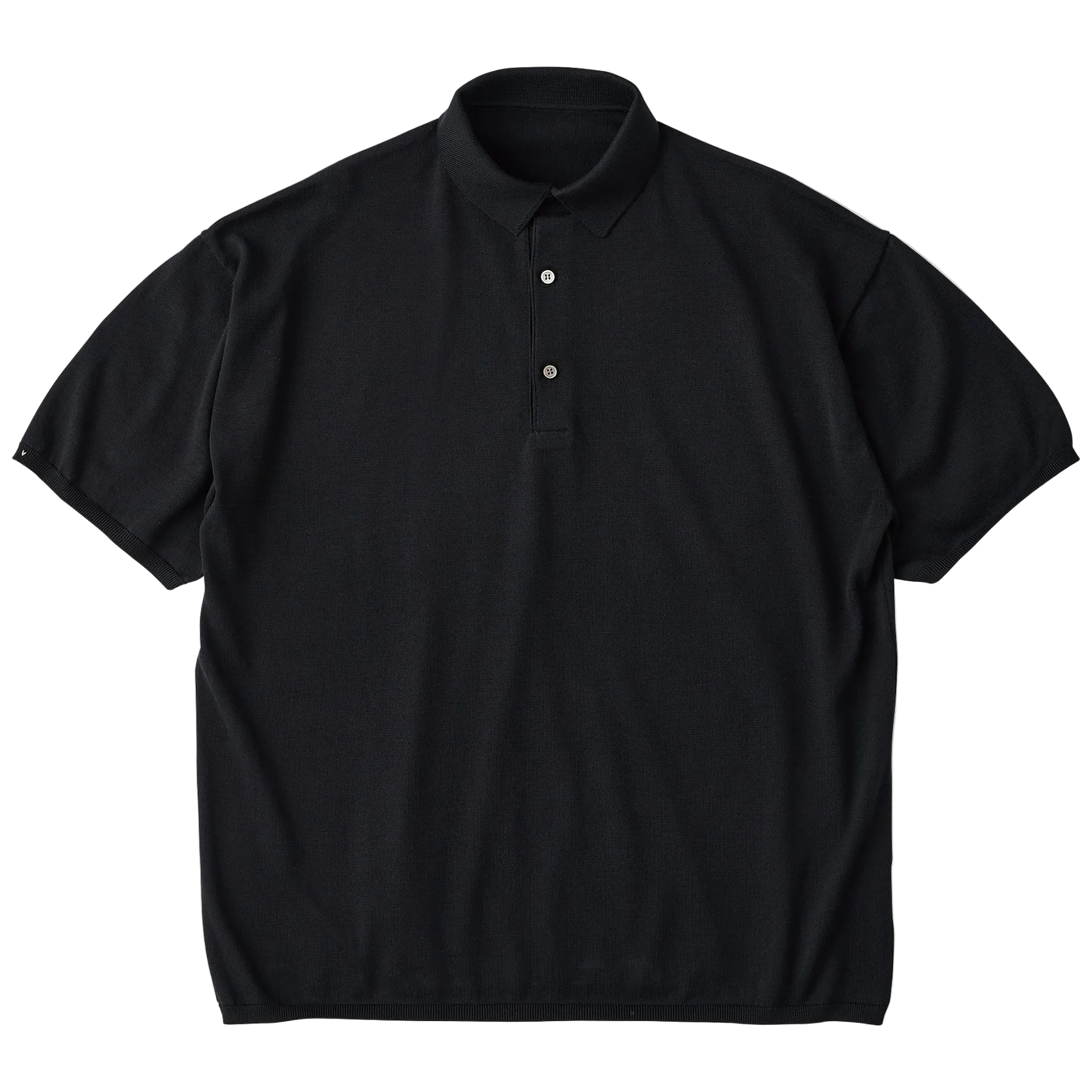 H/W SEA ISLAND COTTON KNIT POLO SHIRT