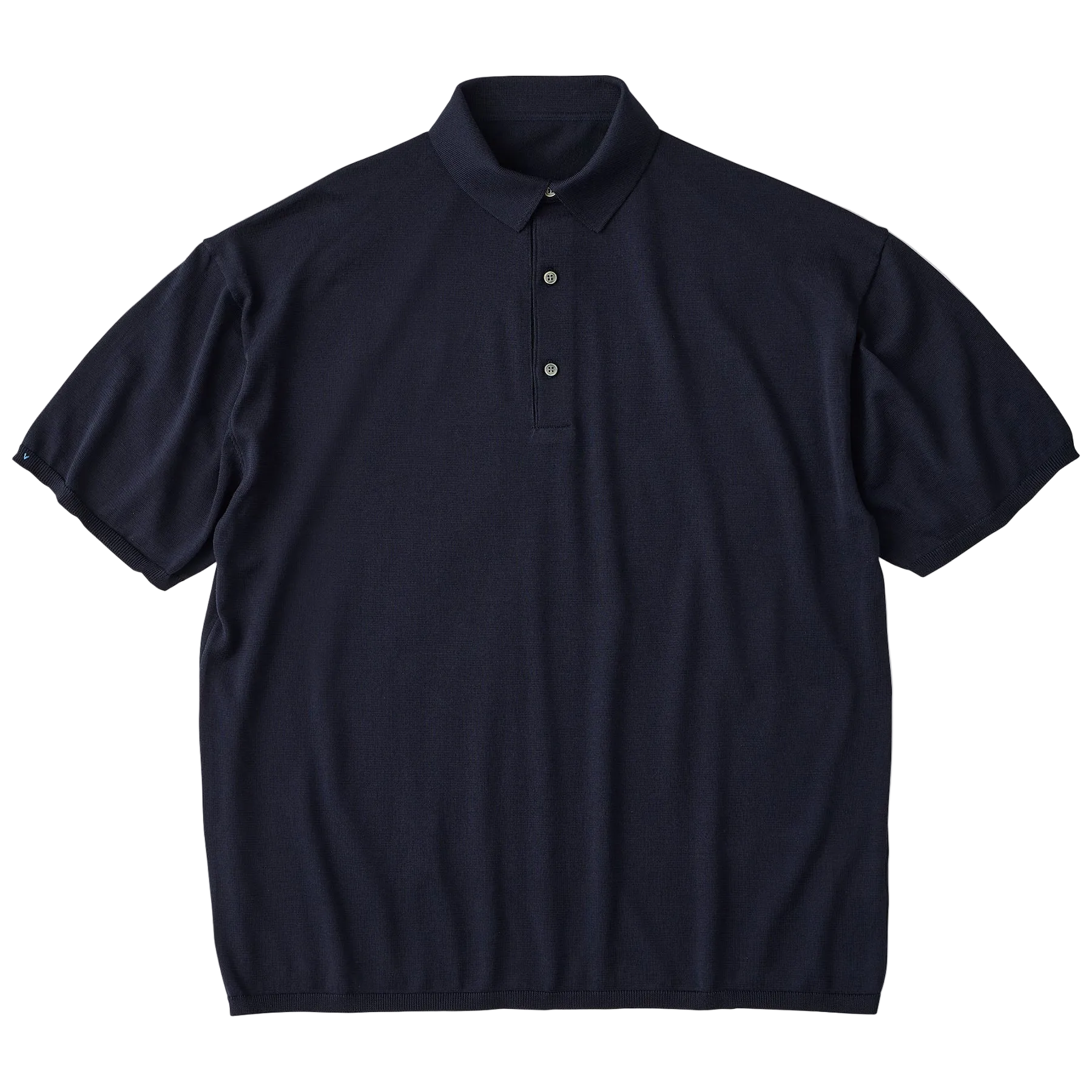 トップス PORTER CLASSIC SEA  COTTON POLO H/W SEA ISLAND COTTON KNIT POLO SHIRT