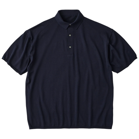 H/W SEA ISLAND COTTON KNIT POLO SHIRT