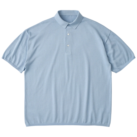 H/W SEA ISLAND COTTON KNIT POLO SHIRT