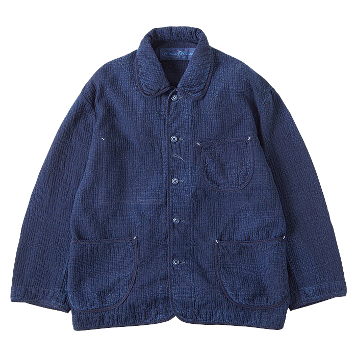 PC SASHIKO LINEN テーラードジャケット NEW SASHIKO LIGHT 3 PIECE KATSU JACKET WATCH CHAIN ITEM