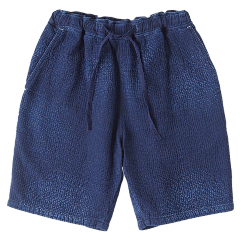 PORTER CLASSIC ウェザーショートパンツ(ネイビー) XXL NEW SASHIKO LIGHT SHORTS(ニュー サシコ ライト ショーツ