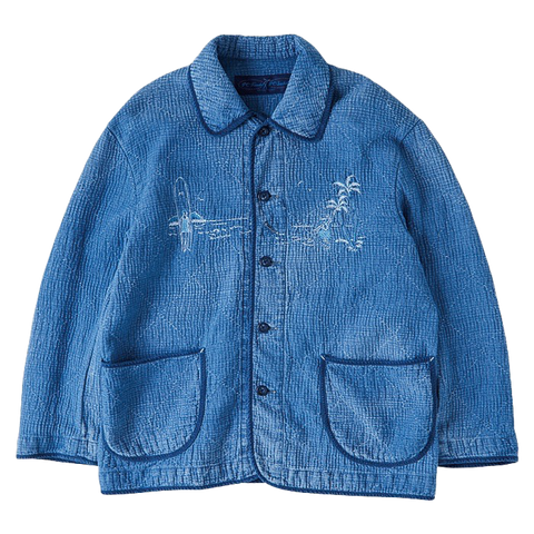 NEW SASHIKO LIGHT OLD HAWAII FRENCH JACKET WATCH CHAIN ITEM NEW SASHIKO LIGHT OLD HAWAII FRENCH JACKET WATCH CHAIN ITEM