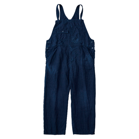新品 PORTER CLASSIC オーバオール サロペット ポータークラシック SASHIKO STRIPE OVERALLS WATCH CHAIN ITEM(サシコ ストライプ