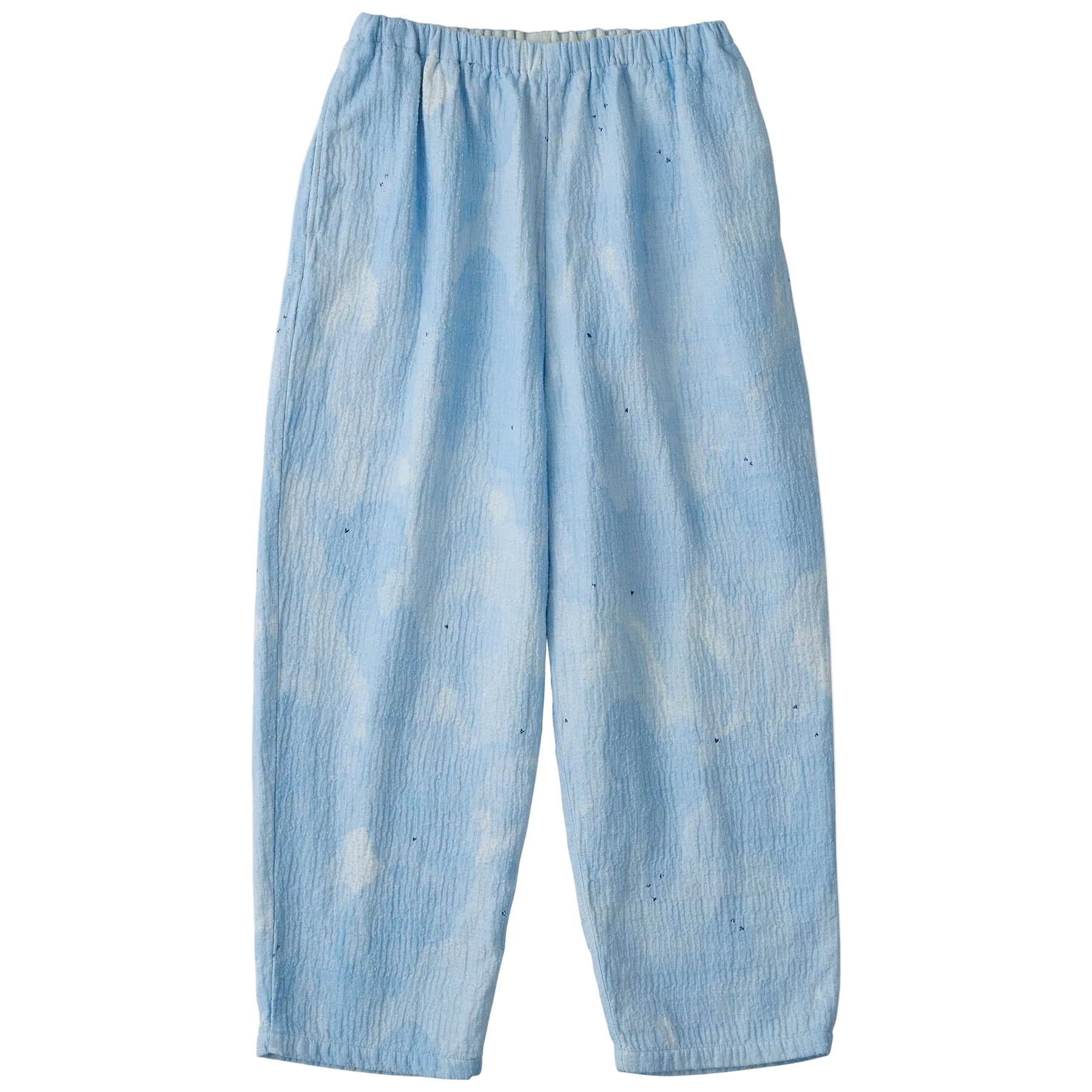 PAINTED SASHIKO WATERCOLOR PEACE PANTS