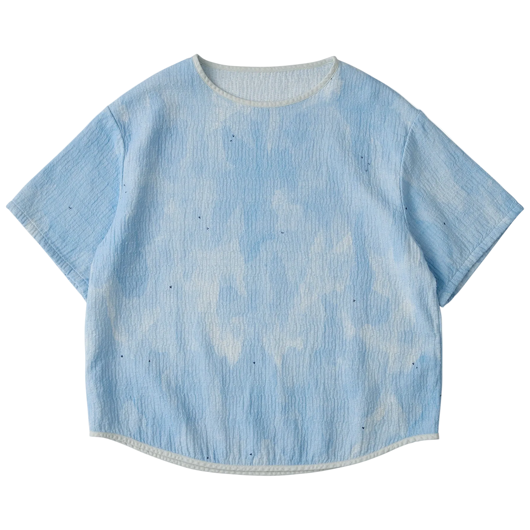 PAINTED SASHIKO WATERCOLOR T-SHIRT