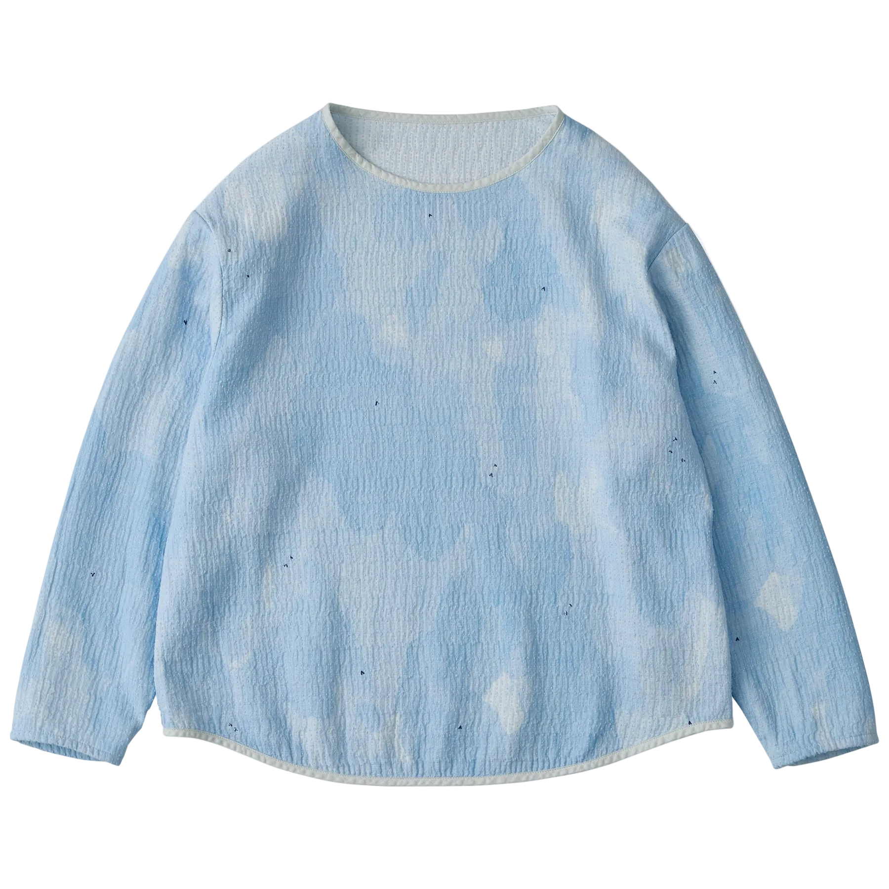 PAINTED SASHIKO WATERCOLOR  LONG T-SHIRT