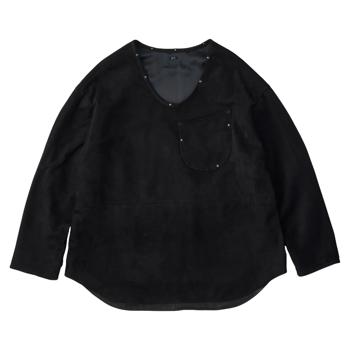 LEATHER SUEDE PULLOVER JACKET W / ONYX & SILVER (ENTREFINO)