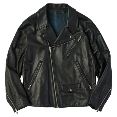 PC RIDERS JACKET W / LOVE & PEACE SILVER