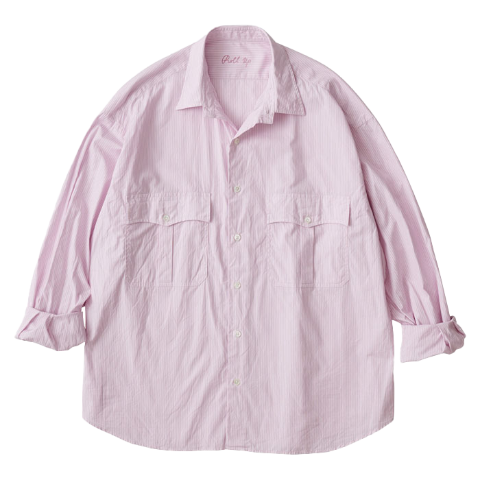 トップス ROLL UP STRIPE SHIRT ROLL UP STRIPE SHIRT – PORTER CLASSIC KYOTO