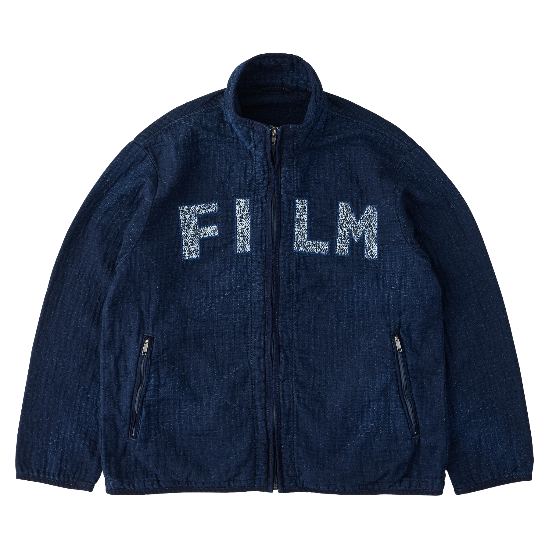 SEA ISLAND SASHIKO ZIP UP JACKET EMBROIDERY (FILM) (LIMITED)