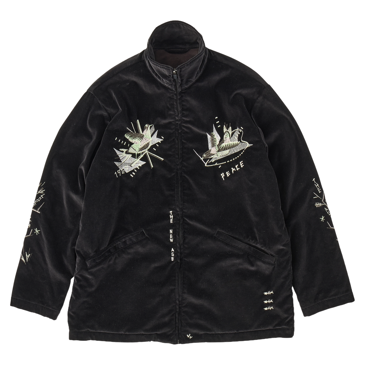 VELVETEEN HIPPIE SOUVENIR ZIP UP JACKET