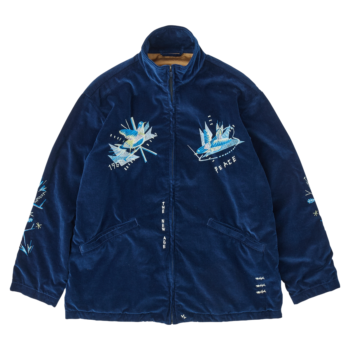 VELVETEEN HIPPIE SOUVENIR ZIP UP JACKET