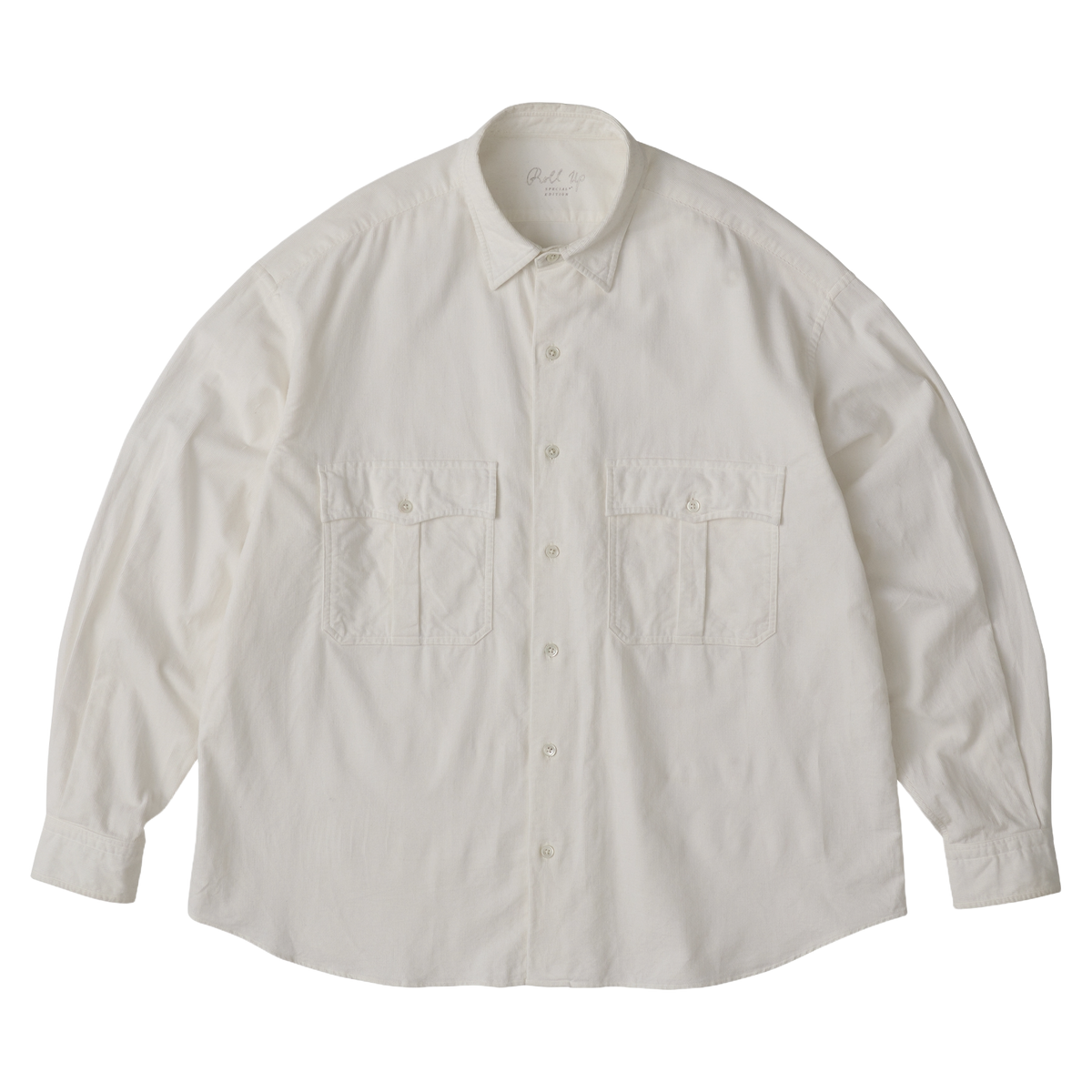 ROLL UP ORGANIC CORDUROY SHIRT -2026AW-