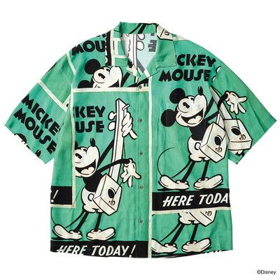 DISNEY VP / PC ALOHA COLLECTION ALOHA SHIRT / MICKEY & GUITAR