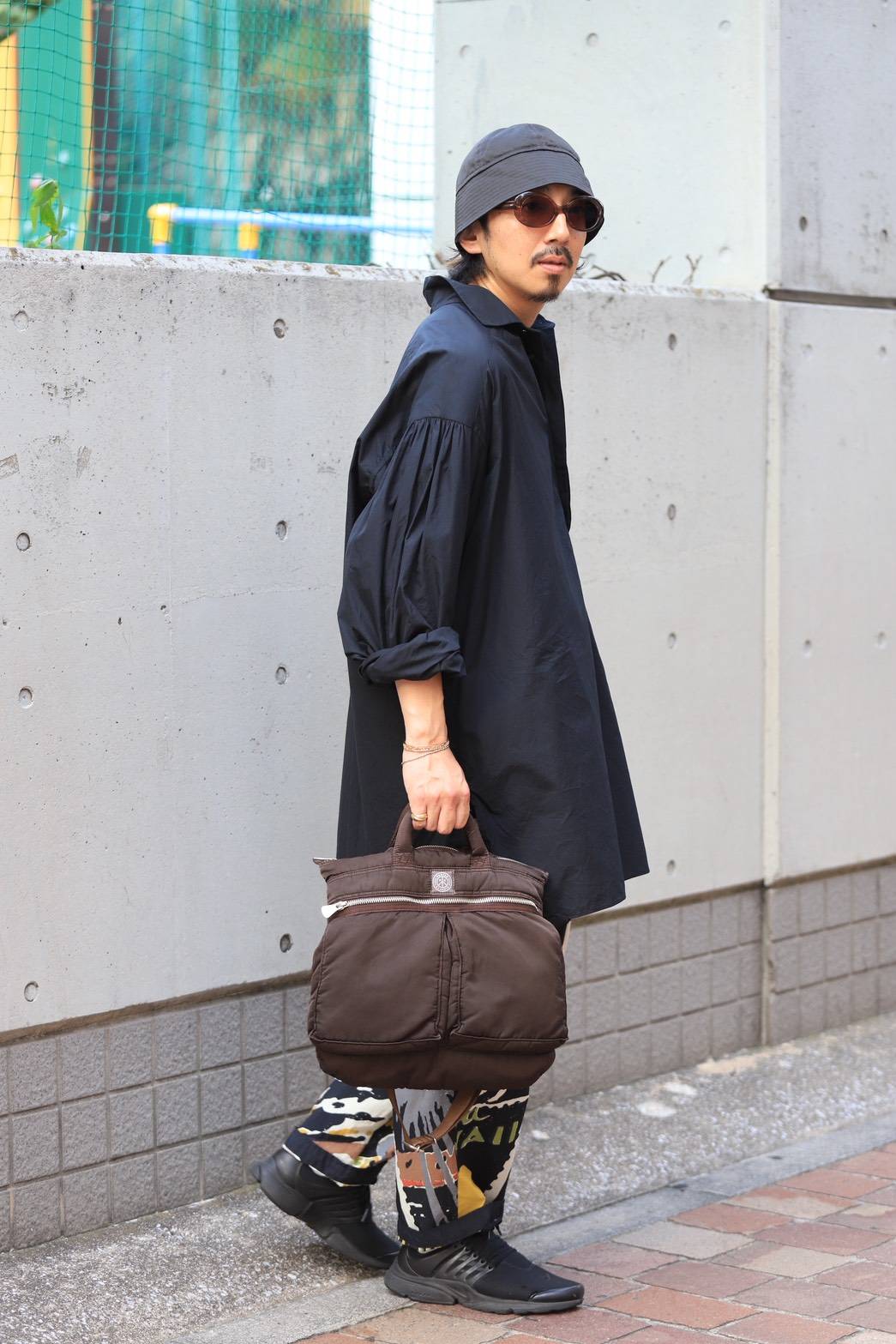 "CINEMA EXCLUSIVE" SUPER NYLON HELMET CASE S -BROWN-