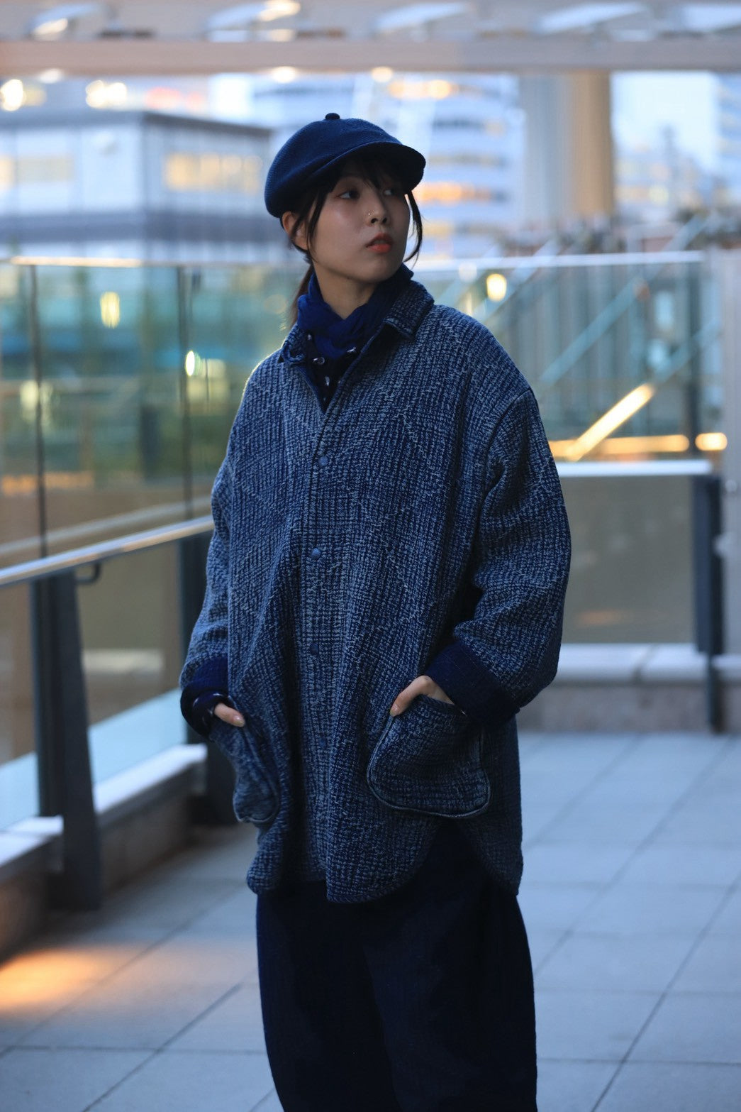 "CINEMA EXCLUSIVE" SASHIKO SHIRT JACKET