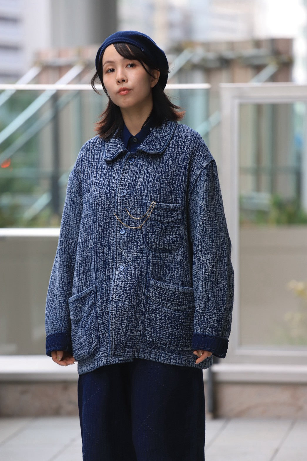 "CINEMA EXCLUSIVE" SASHIKO FRENCH JACKET