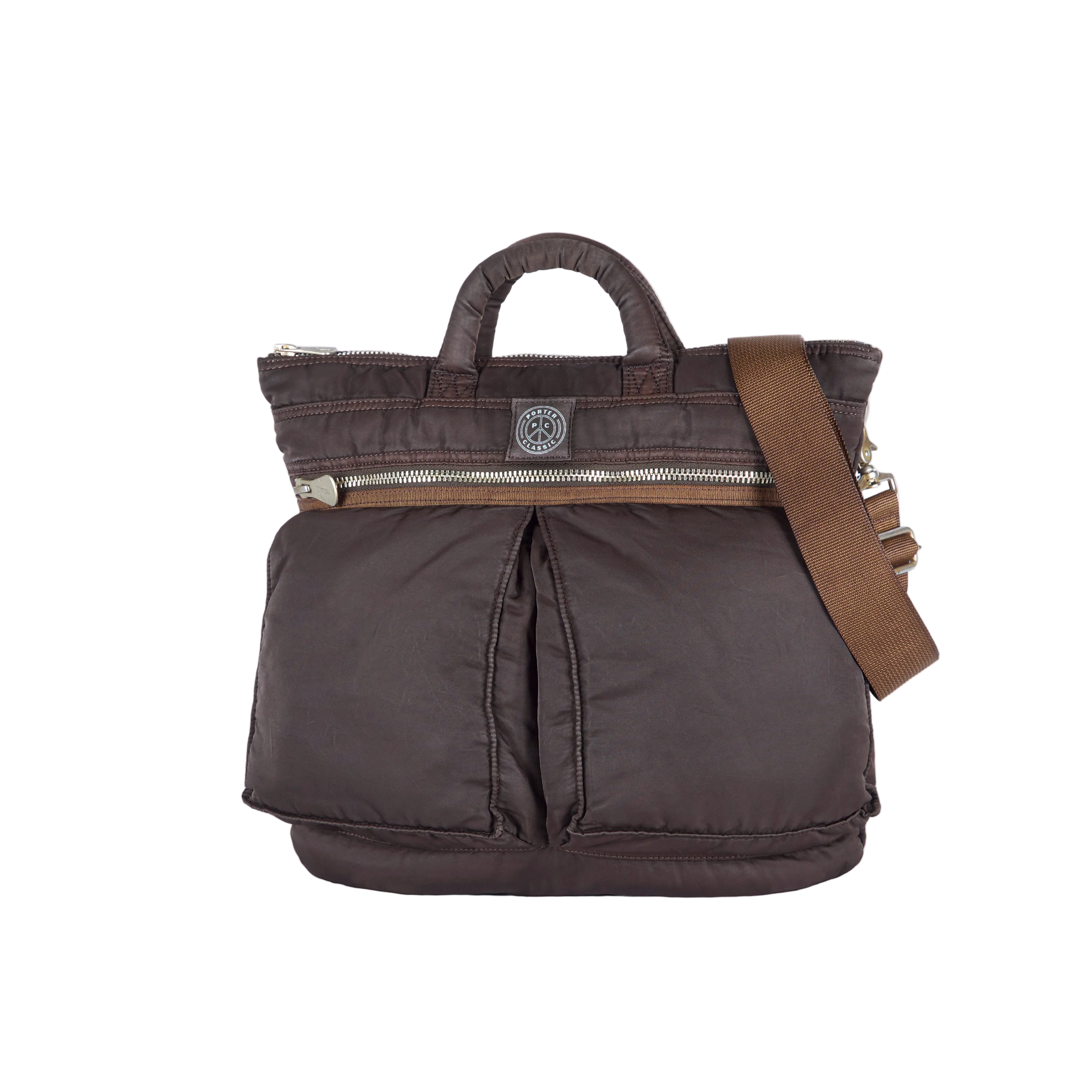 "CINEMA EXCLUSIVE" SUPER NYLON HELMET CASE S -BROWN-