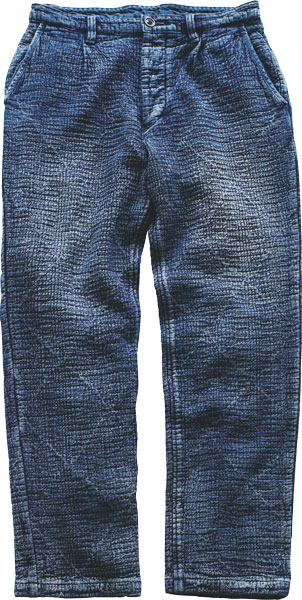 39センチワタリPorter Classic ポータークラシック SASHIKO PANTS 刺し子 コットンパンツ インディゴ