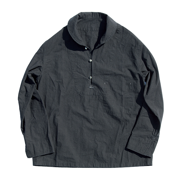 PORTER CLASSIC Local Black PulloverShirt - シャツ