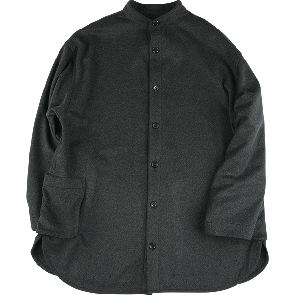 CASHMERE STAND COLLAR SHIRT JACKET｜Porter Classic（ポーター ...