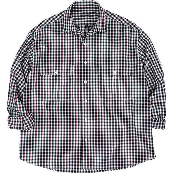 ROLL UP TRICOLOR GINGHAM CHECK SHIRT｜Porter Classic（ポーター