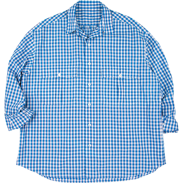 ROLL UP TRICOLOR GINGHAM CHECK SHIRT｜Porter Classic（ポーター 