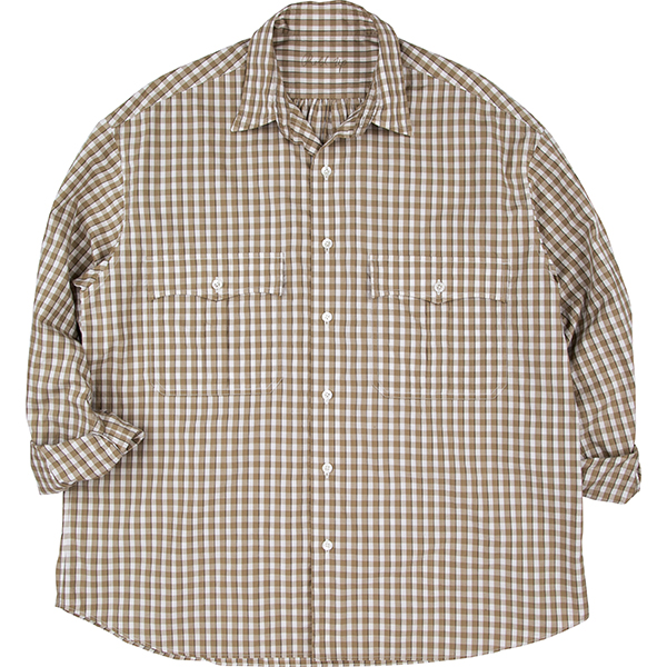 ROLL UP TRICOLOR GINGHAM CHECK SHIRT｜Porter Classic（ポーター