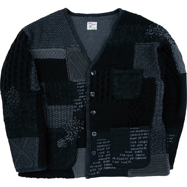 H/W PATCHWORK KNIT CARDIGAN｜Porter Classic（ポータークラシック）