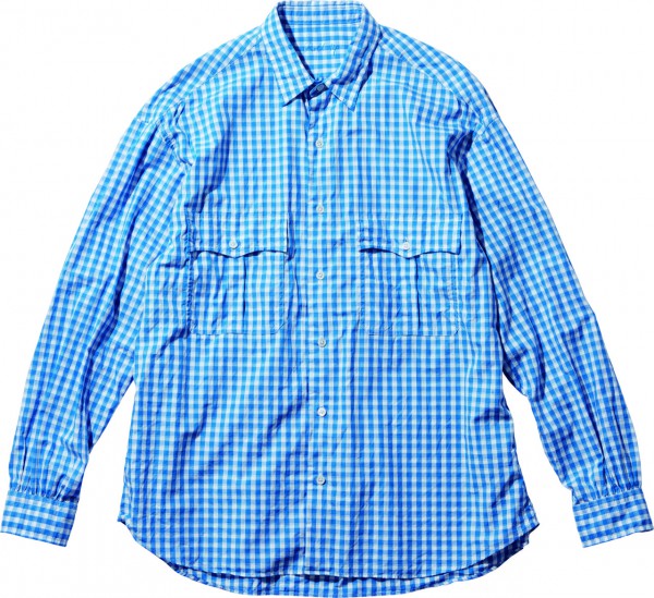 ROLLUP GINGHAM CHECK SHIRT PorterClassic