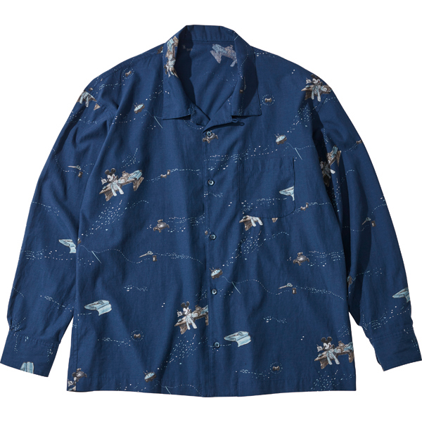 PORTER CLASSIC ALOHA LONG SLEEVE SHIRT | hartwellspremium.com