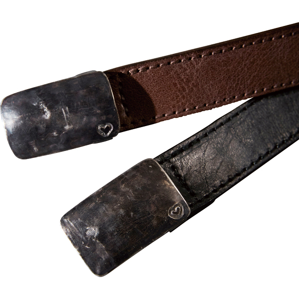 SILVER BUCKLE LEATHER BELT｜Porter Classic（ポータークラシック）