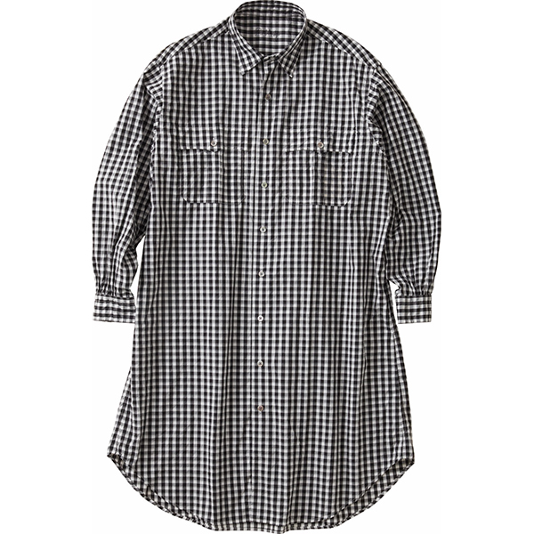 ROLL UP GINGHAM CHECK SHIRT DRESS｜Porter Classic（ポーター 