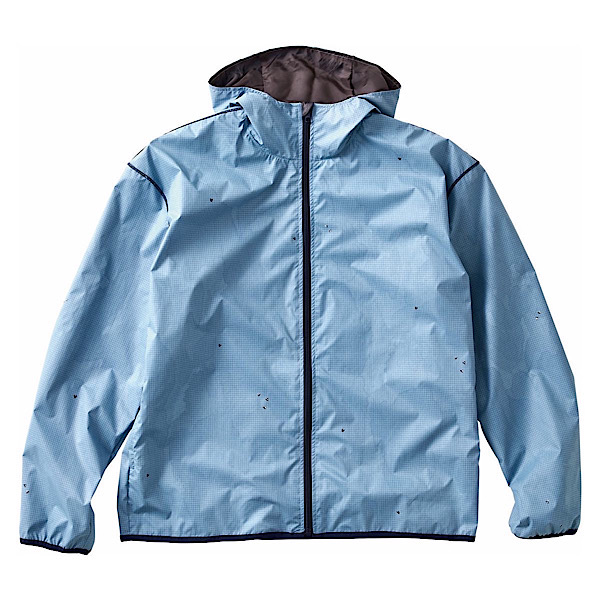 BLUE HEART RIPSTOP NYLON ZIP-UP PARKA (with INDIGO POUCH)｜Porter ...